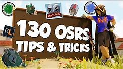 130 OSRS Tips & Tricks 2024