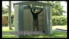 How to | Apex 8x6 | Plastic sheds | Keter