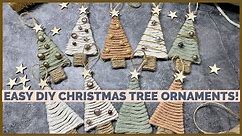 DIY: EASY CHRISTMAS TREE ORNAMENTS!