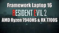 Framework Laptop 16 RE2R Gameplay. AMD 7940HS & RX 7700S