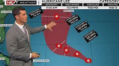 Hurricane Lee update for September 10 at 11 a.m.