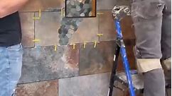 A complete tutorial on, ‘building a custom tile shower niche with pebble stone and scribing artwork. #tile #home #homeremodel #homeimprovement #shower #bathroom #constructionlife #masterbath #tileshower #rileyhomeremodel | Seth Riley