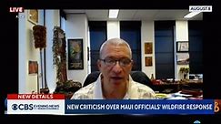 Mayor facing criticism over Maui fires response