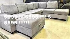 Weekend sale !!!! $595 new set in boxes !!!! Sectional sofa with chaise and storage ottoman !!! 8 sets left in stock ! | Mare Blu Furniture Direct