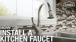 How to Install a Kitchen Faucet | Lowe's