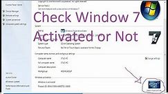 How to check Windows Genuine or Cracked ? (windows genuine or not)