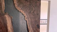 $10,000 Barn Door Made from Burl and Resin