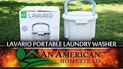 The Lavario Portable Clothes Washer - Off Grid Laundry