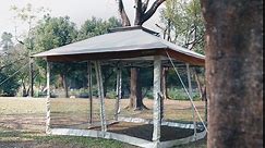 TOMSHOO Outdoor Gazebo, 12'x12' Pop Up Gazebo with Center Lock Quick Canopy Tent 144 Square Feet of Shade for Patio Garden Backyard