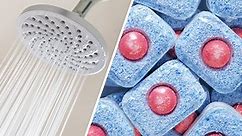 Your Dishwasher Tablets Can Actually Clean Your Shower—Here's How