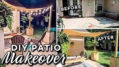 DIY Patio Makeover on a Budget | 2021 Outdoor Decorating Ideas | Backyard Ideas Under $500
