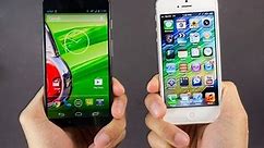 Motorola Moto X vs Apple iPhone 5