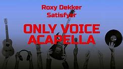 Roxy Dekker - Satisfyer (Acapella, isolated vocal track)