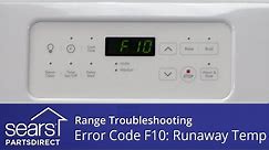 Range Error Code F10: Troubleshooting Runaway Oven Temperature
