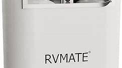 RVMATE RV Propane Tank Cover, Waterproof, Anti-UV, White Camper Propane Tank Cover, Fits 30LB Dual Propane Tanks, for RV/Trailer/Camper Accessories
