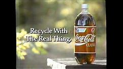 1991 Coca-Cola Classic "Recycle With The Real Thing" TV Commercial