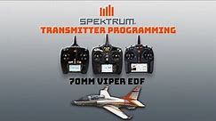 E-flite Viper 70mm Spektrum Transmitter Programming Guide