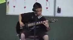 9 Year Old Boy Guitar Player* Metallica