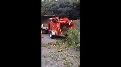 Morbark M15RX Brush Chipper with Winch Demonstration