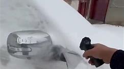 Handheld snow blower, must have gadget😍