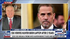 Rep. Comer reacts to CBS verifying Hunter Biden laptop 2 years late