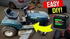 How To Replace Riding Mower Battery