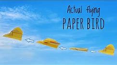 How to make Origami Bird that can flap its Wings | Origami paper Bird