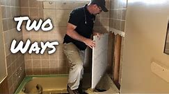 How To Remove Bathtub/Shower Wall Tiles