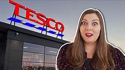 Grocery shopping in a British supermarket (First time shopping at Tesco)