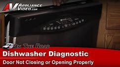Maytag Dishwasher Repair - Door Not Closing or Opening Properly - Latch