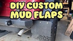 How to make custom DIY rear mudflaps