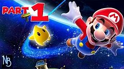 Super Mario Galaxy Walkthrough Part 1 No Commentary (Wii)