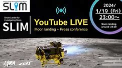SLIM Moon Landing Live & Press Conference