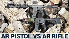 AR Pistol VS AR Rifle: What Should You Pick?