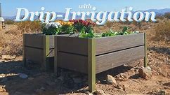 How To Make Self Watering Raised Planters / Garden Beds from Composite Decking