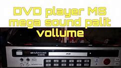 DVD player MS mega sound palit vollume