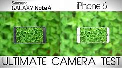 Samsung Galaxy Note 4 vs iPhone 6 Plus - Camera Comparison Test