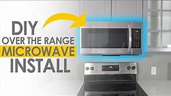 Installing a Microwave Over a Range/Stove - Step-by-Step Guide