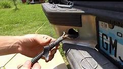 7 way rv plug on bumper and bed side