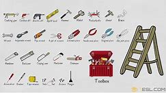 List of Tools in English | Learn Tools Names with Pictures | Tools Vocabulary