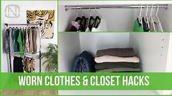 10 ways to store worn (but not dirty) clothes | OrgaNatic
