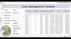 How to Create a Loan Management System in Microsoft Access