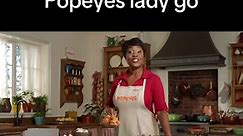 I remember seeing her on every popeyes commercial #popeyes #chicken #commercial #fyp