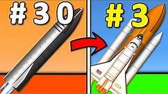 30 BEST Rockets In Spaceflight Simulator