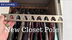 RV Living | Installing a Closet Pole in an RV