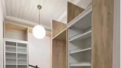 DIY WALK IN CLOSET RENOVATION ｜ part 03： closet build around shelves ｜ #diy #closet #closetmakeover #falldecorideas #homedecor #homedesigns #fbreels #viralreel | Sadda