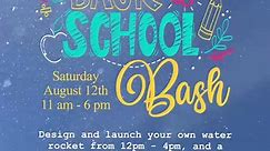 The Back to School Bash is LITERALLY going to be a blast! 🚀 Water rockets, face painting, free popsicles (for the first 200 kids, sponsored by Tinker Federal Bank 💜), back to school crafts, reusable water balloon fun, and more! Let’s finish off summer strong with big fun summer fun! 💪 Saturday August 12th, 11am - 6pm. All included with regular admission or with your Leonardo’s membership! ✨ Generously sponsored by Leonardo’s Premier Partner Bluepeak! 💙 | Leonardo's Children's Museum