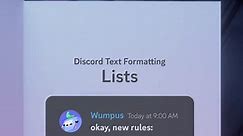how to format text on discord: headers, lists, block quotes #secrets #server