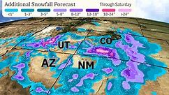 Heavy Snowfall Still Ahead For Parts Of The Southern Rockies