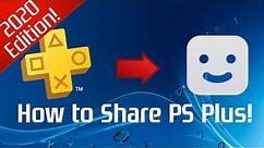 How to Share Playstation Plus on PS4! (EASY) (2020) | SCG